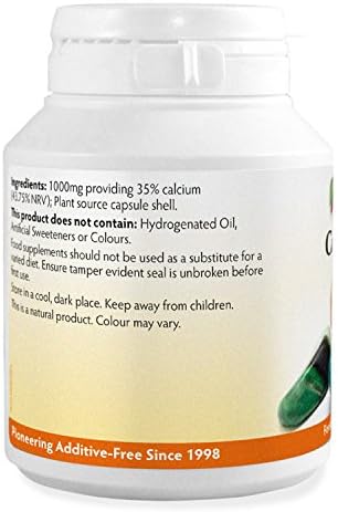 High Strength Coral Calcium 1000mg x 70 Capsules (100% Additive Free Supplements) - Image 3