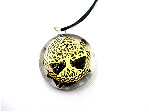 Orgone pendant - hijet beautiful black tourmaline tree …