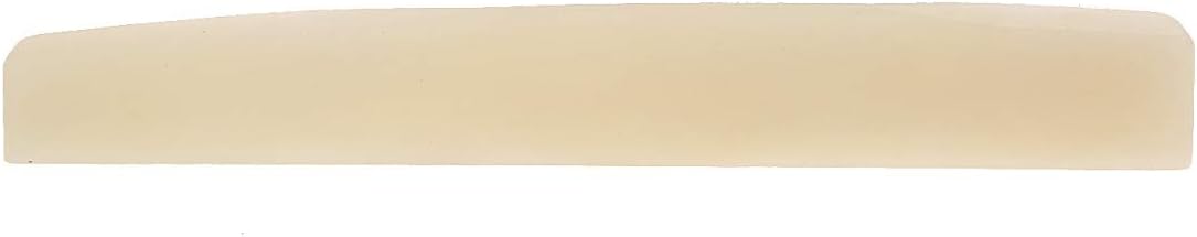 Musiclily Pro 73.66mm Compensated Acoustic Guitar Unbleached Bone Saddle for 6-String Martin Style(Set of 2) - Image 4