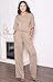 KOH KOH Womens Short Sleeve Long Pants Suit Jumpsuit Playsuit One Piece Romper