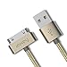 Samsung Galaxy Tab Cable, IMKEY® Premium 6.5 Feet Tangle-Free Braided USB to 30 Pin Sync Data Fast Charging Cable for Samsung-Galaxy Tab 2 10.1