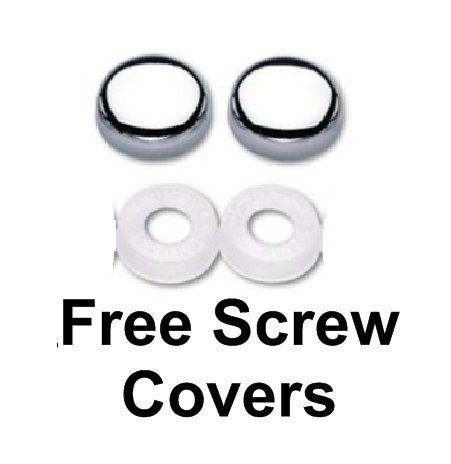 AlphaNumeric Engravers CHROME Personalized Laser Engraved License Plate Frame W/FREE SCREW COVERS Customize On Line NOW!