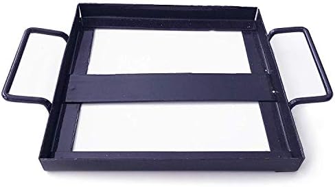 Metal Holder for Himalayan Salt Slabs of 8"x8" for Cooking Grill Barbecue BBQ