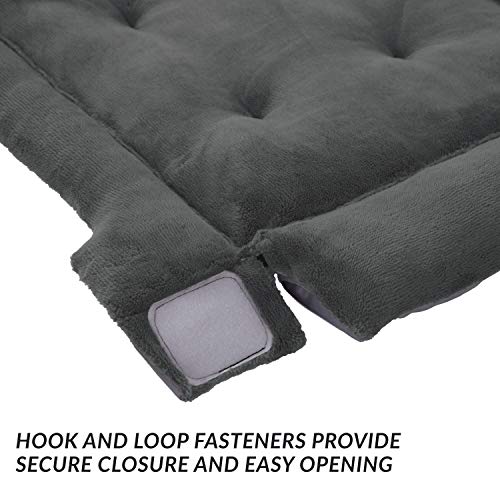 Petsure Extra Large Dog Bed XXXL Size Navy Washable Dog Beds for Small Medium Large Dogs & Cats Pet Bedding - Grooved Anti-Slip Bottom with Hook&Loop, Super Soft & Durable Pet Supplies
