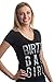 Birthday Girl | Cute Sexy Cool B-Day Bar Crawl Party Ladies' Deep V-Neck T-Shirt-(Black,2XL)