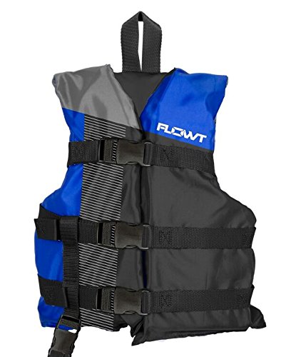 Flowt Multi Sport 40301-2-CLD Multi Sport Life Vest, Type III PFD, Leg Strap & Grab Strap, Blue, Child,