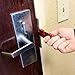 TSL Portable Door Lock - Force Distribution Lock - Red - Modern - Keyless - Travel, Everyday Use - Made in US