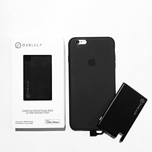 Dubleup's Credit Card Sized Power Bank for Apple (Black)