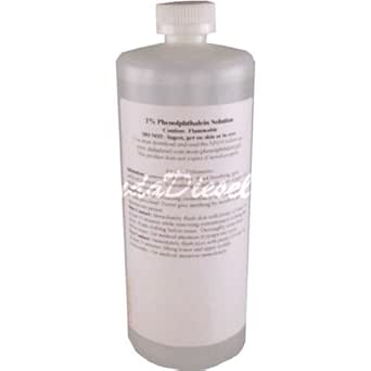 1% Fenolftaleína en etanol solución Indicador de PH para pruebas de pH