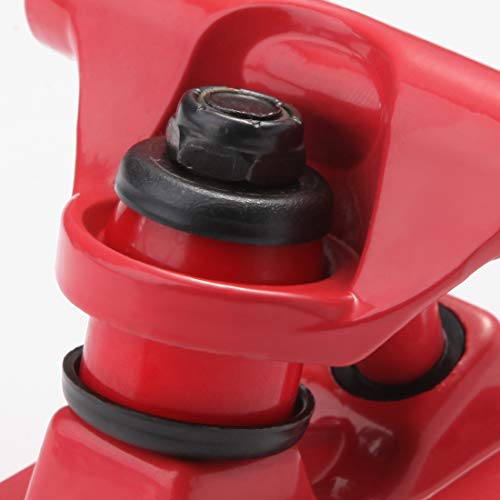 LOSENKA Crusier Skateboard Trucks 3.25-inch for 22-inch Fish Skateboard Aluminum Alloy Truck (2 Sets) (red)