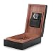 Cigar Humidor, MEGACRA Leather Surface Cedar Wood Lined Humidor with Hygrometer and Humidifier, Hold 10-20 Cigars primary