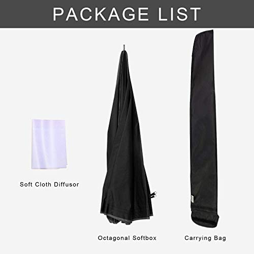 image for MOUNTDOG Octagon Softbox 32 inches/80 Centimeters Octagonal Speedlite,