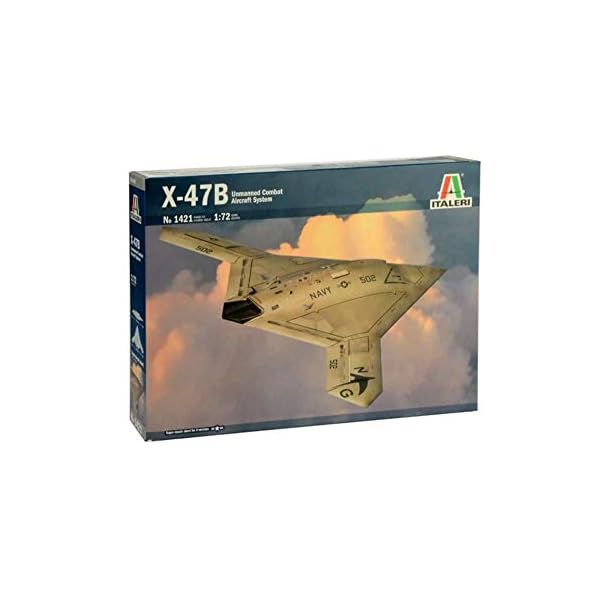 ITALERI 1421S - 1:72 X-47B , Modellbau, Bausatz, Standmodellbau, Basteln, Hobby, Kleben, Plastikbausatz, detailgetreu – Bild 3