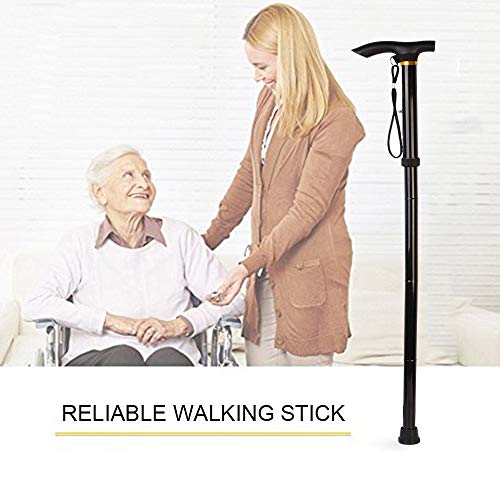 image for Gtlzlz Folding Cane, Trekking Poles for Men, Women, Collapsible Walkin