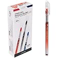 Morning Glory Mach Slim Ball Pen 0.28 mm Fine Point Tip (12 pcs) (Red)