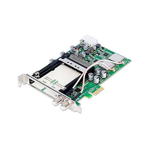 X9120 DVB-S/S2 Dual Tuner Dual CI PCIe Card 1080P HD Digital Satellite TV Card for Linux/HTPC/IPTV
