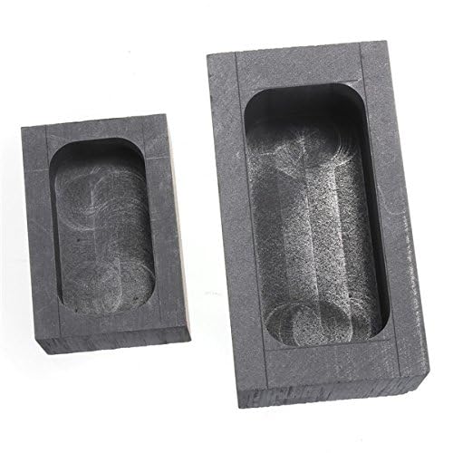 MASUNN High Purity Graphite Casting Melting Ingot Mold For Gold & Silver -750G
