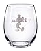 Disney Classics Collectible Stemless Tumbler Glass Sets - 16 Ounces - Set of 2 (Mickey & Minnie)