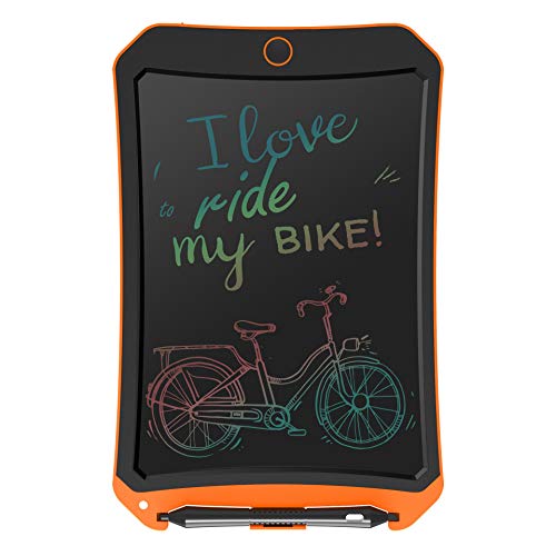 JRD&BS WINL Colorful LCD Electronic Writing Tablet Toys for 4-9Year Old Boys, Teen Boy Girl Birthday Presents Gifts,8.5" Handwriting Paper Drawing Tablet at Home and Outdoor(Orange)