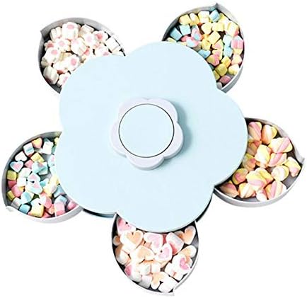 Flower Petal Candy Storage Box with 5 Grids