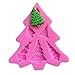 Efivs Arts 6 Christmas Trees Silicone Molds Fondant Mold Sugar Craft Tools and Gum Paste Mold Cake Decoration Tool