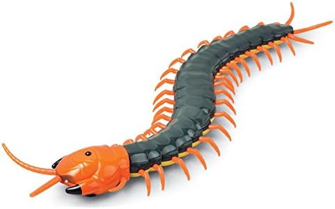 Kid's Infrared RC Remote Control Centipede Scolopendra Creepy-crawly Toy Black