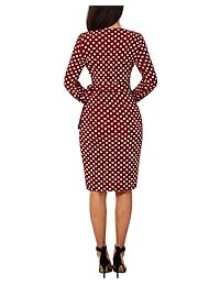 Vestido de cóctel para mujer con cuello en V profundo y cintura descubierta, con faja y envoltura sintética