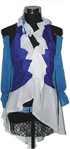 fantasycart Complete Final Fantasy X-2 Yuna and Lenne songstress Cosplay Halloween Costume (Size XXL)