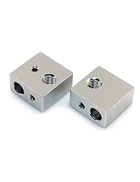 ivelink calcomanía Oro Cinta Kapton cinta y 2 mm Calefacción Bloquear algodón y calentador de aluminio bloque para MK8 Makerbot 3d impresora (16pcs, 12 mm 33 mm)