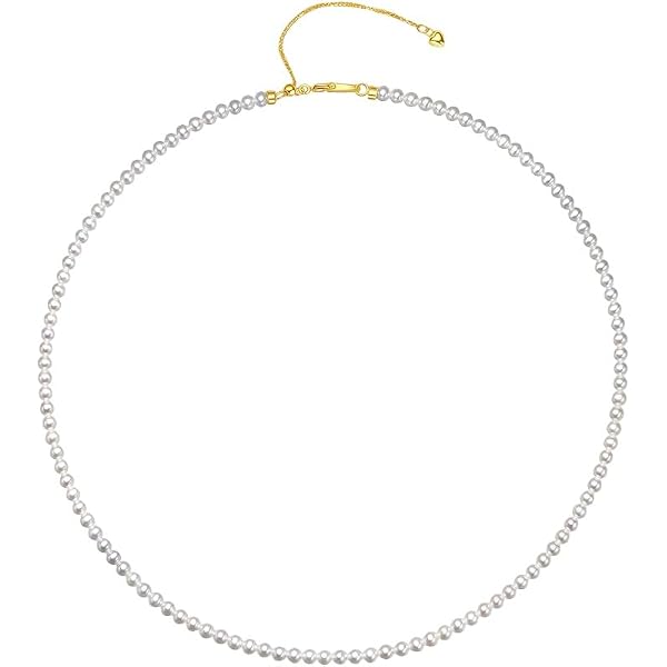 Collar De Perlas Cultivadas De Agua Dulce En Tonos Lavanda, Rosa Y Blanco - Longitud Ajustable 14-36 Pulgadas