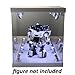 ELITE E-02 GLOSS WHITE 8 LED LIGHTED FIGURE STATUE DOLL DISPLAY CASE FOR MOST FIGURES UP TO 11