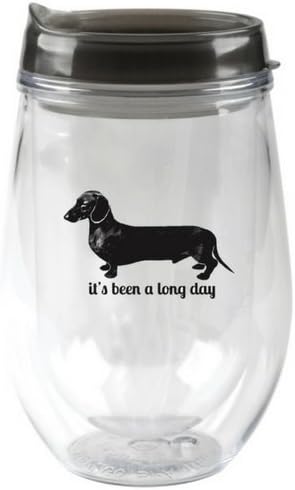It’s Been a Long Day Stemless Glass (Black, Plastic)