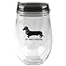 The Party Mind It’s Been a Long Day Stemless Glass (Black, Plastic)