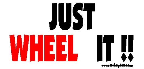 Just Wheel It Offroad Bumper Sticker/Decal
