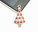 Kinteshun Christmas Charms Assorted Enamel Xmas Elements Pendant for Holiday DIY Jewelry Making(19pcs,Gold Tone)