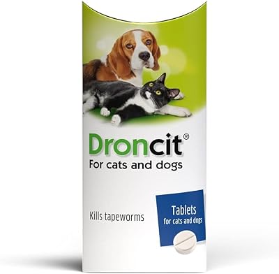Droncit Bayer Tapeworm Tablets for Dogs & Cats 10 Pack
