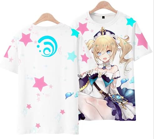Amazon Cosco げんしん Tシャツ Genshin Impact 原神project 大人用 カジュアル 日常 半袖 ゲーム かっこいい プレゼント イベント仮装 タイプ8 L アニメ 萌えグッズ 通販