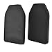 2pcs Lightweight Airsoft Ballistic SAPI Plate Carrier EVA Body Vest Dummy Armor Model Plates, Black