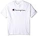 Champion Men's Classic Jersey Script T-Shirt, White2, S