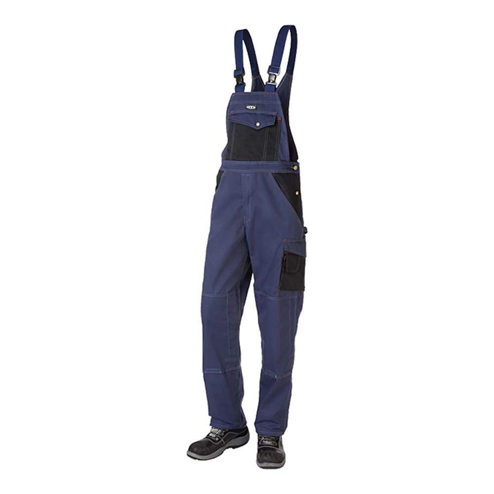 J.A.K. 920752104 Series 9207 65% Polyester/35% Cotton Overalls Petrol/Black, 58 R (41/32) Size