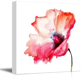 Canvas Wall Art Abstract Ink Watercolor...