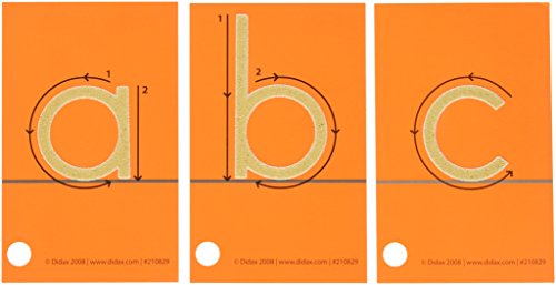 Didax Educational Resources Sandpaper Letters, Lowercase