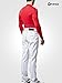 TSLA Men's UPF 50+ Mock Long Sleeve Compression Shirts, Athletic Workout Shirt, Base Layer for Water Sports, BLM Edition Red, Medium