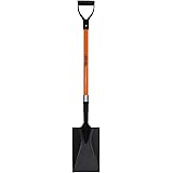 Ashman Spade Shovel (1 Pack) – 41 Inches Long D Handle Grip – The Single Shovel Weighs 2.2 Pounds and has a Durable Handle – 