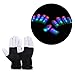 Vbiger LED Gloves Party Light Show Gloves- 7 Light Flashing Modes. The Best Gloving & Lightshow Dancing Lighting Gloves for Clubbing, Rave, Birthday, Edm, Disco, and Dubstep Party