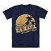 GEEK TEEZ Visit Tahiti Men's T-Shirt Blue Large
