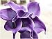 NOLAST 10pcs Calla Lily Bridal Wedding Bouquet Real Touch Artificial Flowers Fake Flower Arrangement Home Decoration (Purple)
