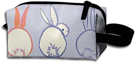 Cute Rabbit Portable Travel Cosmetic Bag For Womens Multifuncition Pencil Bag