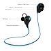 Bluetooth Headphones Lanbailan Wireless Bluetooth Stereo Earbuds Sweatproof Running Headset In-Ear Sports Headphones with Microphone(Blue)