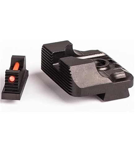 Ameriglo Black Rear Sight Serrated .240 Height .150 Width For Glock 42/43 | Arnzen Arms